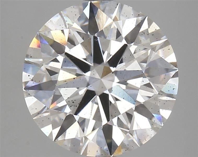 4.67ct F SI2 Rare Carat Ideal Cut Round Lab Grown Diamond