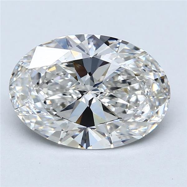 3.01ct H VS1 Rare Carat Ideal Cut Oval Lab Grown Diamond