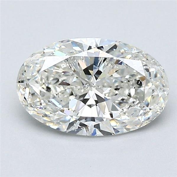 1.00ct I SI2 Rare Carat Ideal Cut Oval Diamond