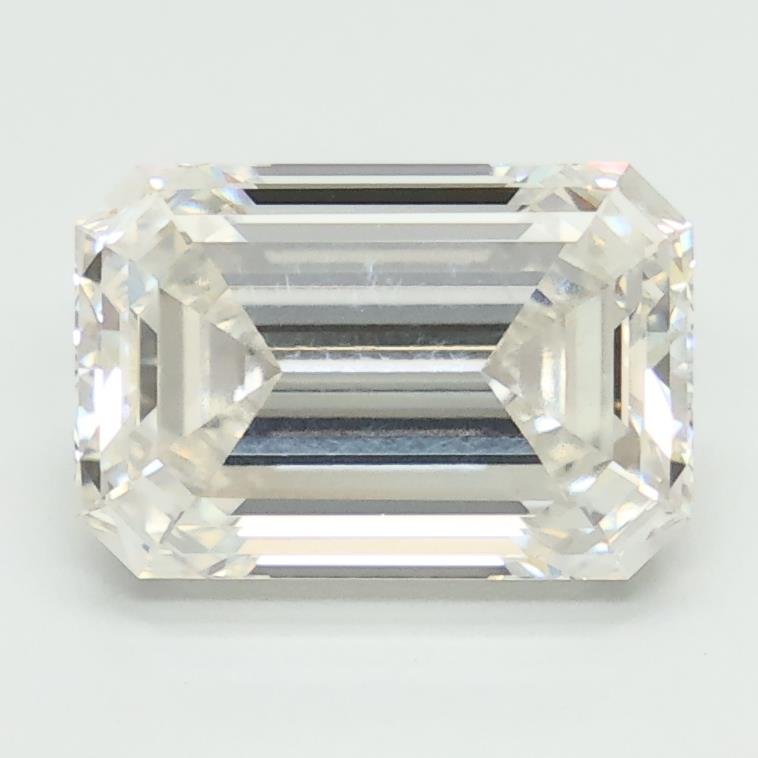 3.10ct G VVS2 Excellent Cut Emerald Lab Grown Diamond