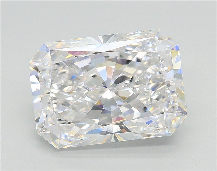 3.00ct D VS1 Rare Carat Ideal Cut Radiant Lab Grown Diamond