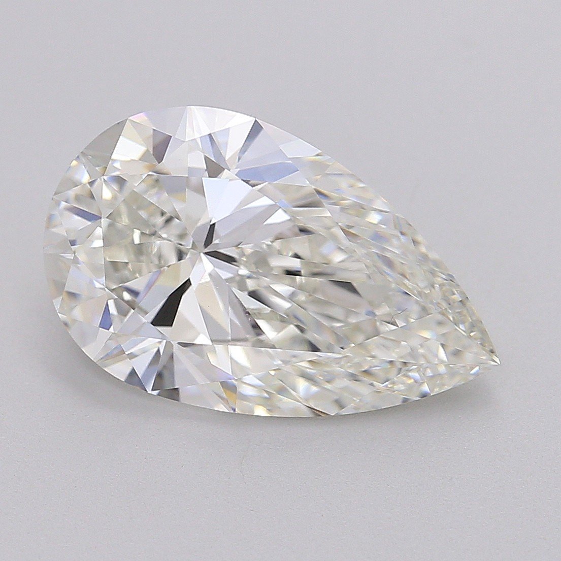 6.02ct G VVS2 Rare Carat Ideal Cut Pear Lab Grown Diamond