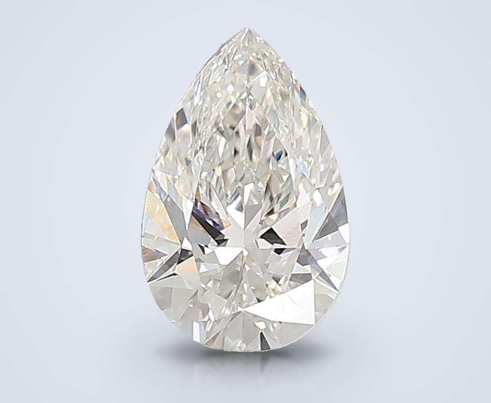 4.04 Carat Pear Lab Diamond