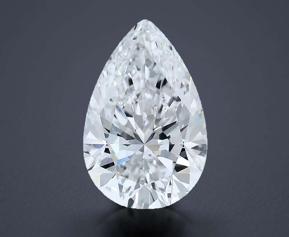 2.74 Carat Pear Lab Diamond