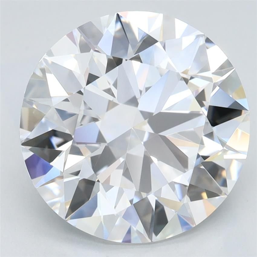 3.87ct D IF Rare Carat Ideal Cut Round Lab Grown Diamond