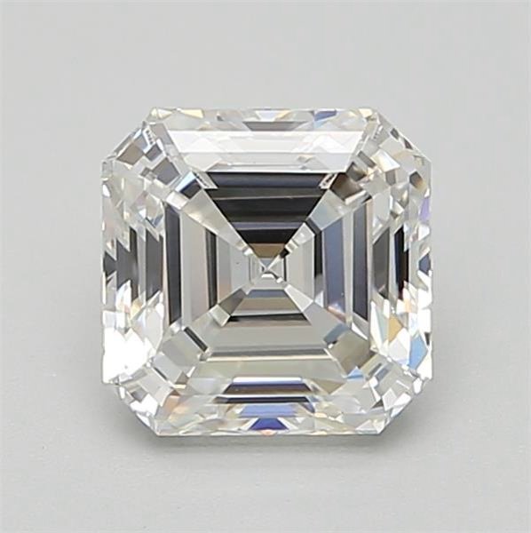 1.67ct F VS2 Rare Carat Ideal Cut Asscher Lab Grown Diamond