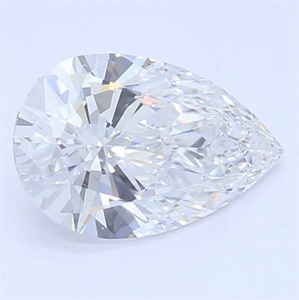 0.54ct D VS1 Rare Carat Ideal Cut Pear Lab Grown Diamond