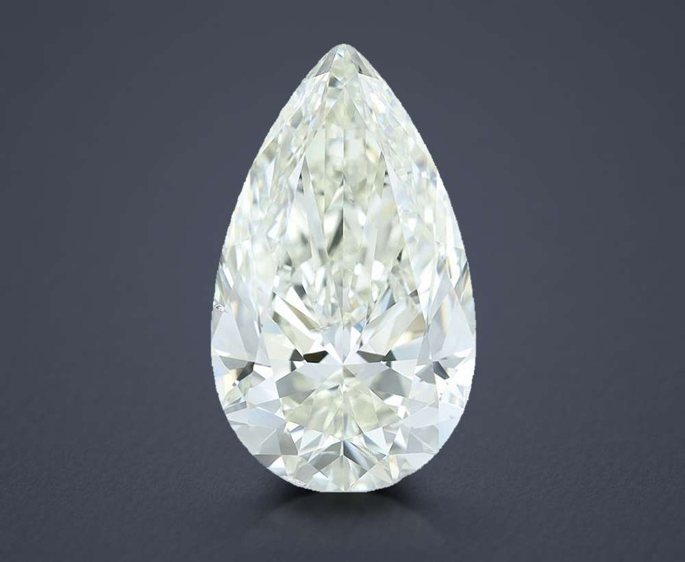 10.03 Carat Pear Natural Diamond