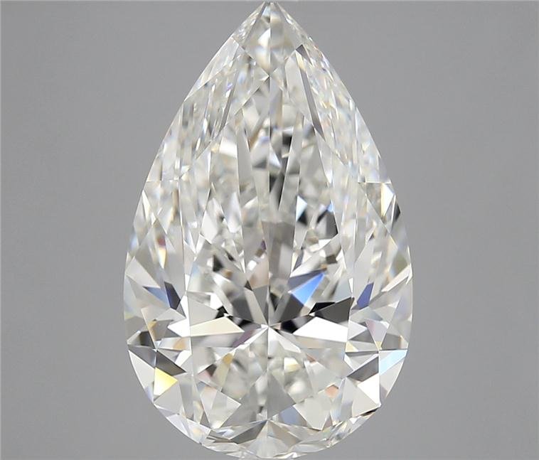 7.01 Carat Pear Natural Diamond