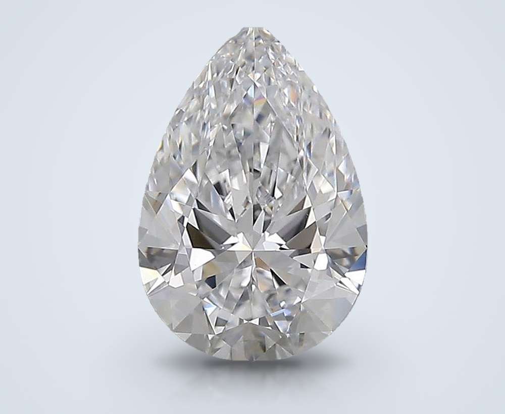1.50 Carat Pear Lab Diamond