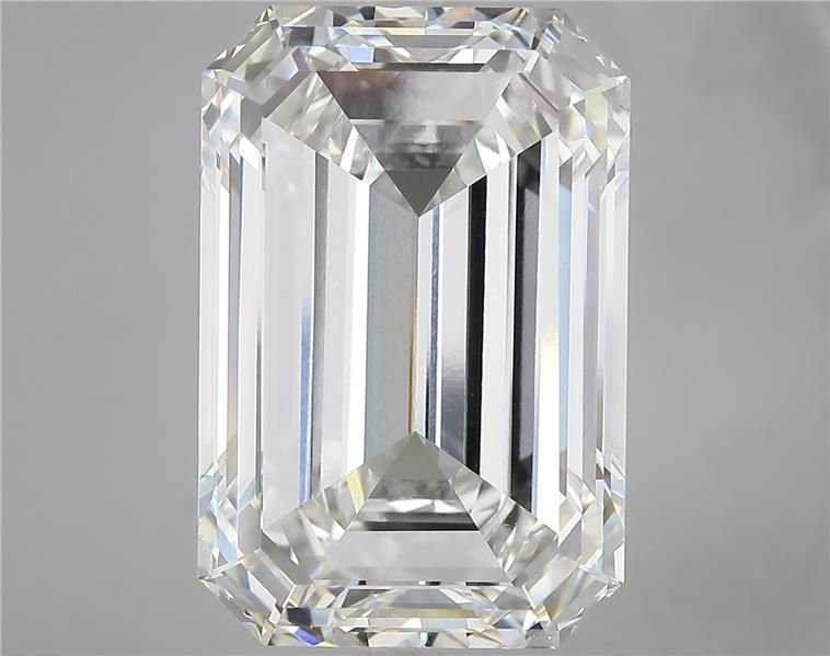 16.89ct F VVS2 Excellent Cut Emerald Lab Grown Diamond