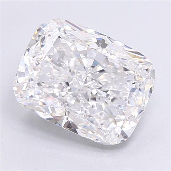 4.02ct E VVS2 Very Good Cut Cushion Lab Grown Diamond