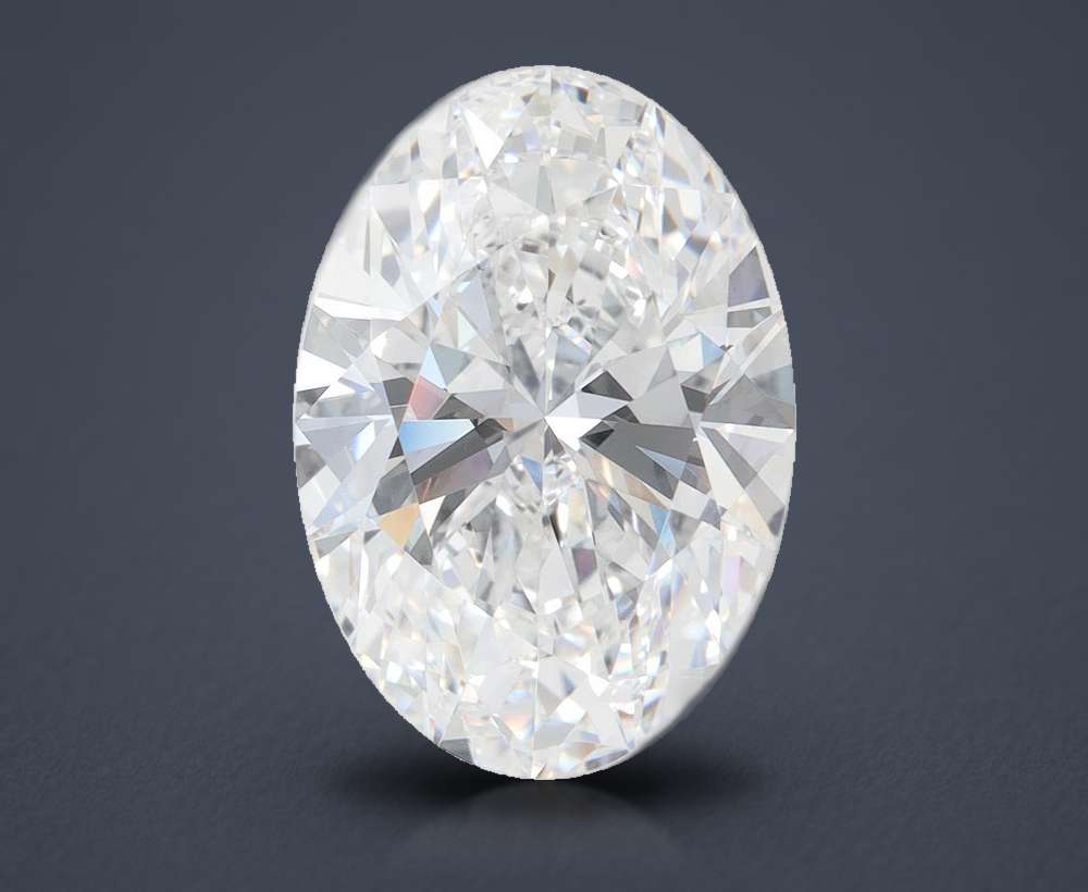 6.38 Carat Oval Lab Diamond