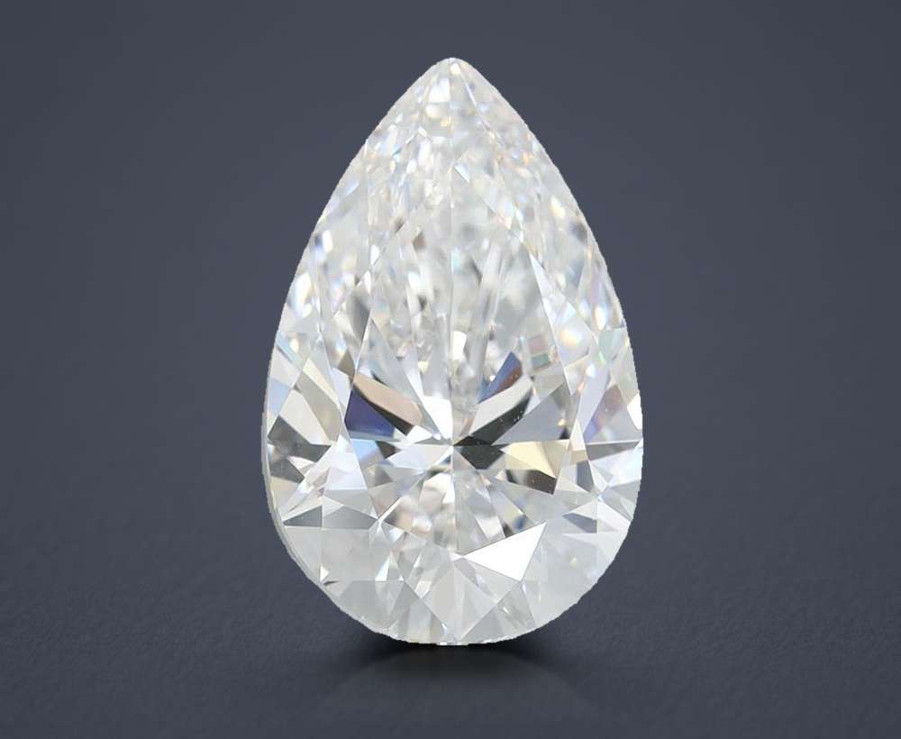 3.00 Carat Pear Lab Diamond