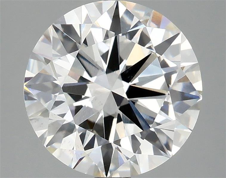 3.01ct H VS2 Excellent Cut Round Lab Grown Diamond