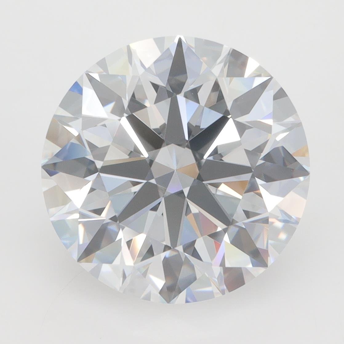 4.03ct D VVS1 Rare Carat Ideal Cut Round Lab Grown Diamond
