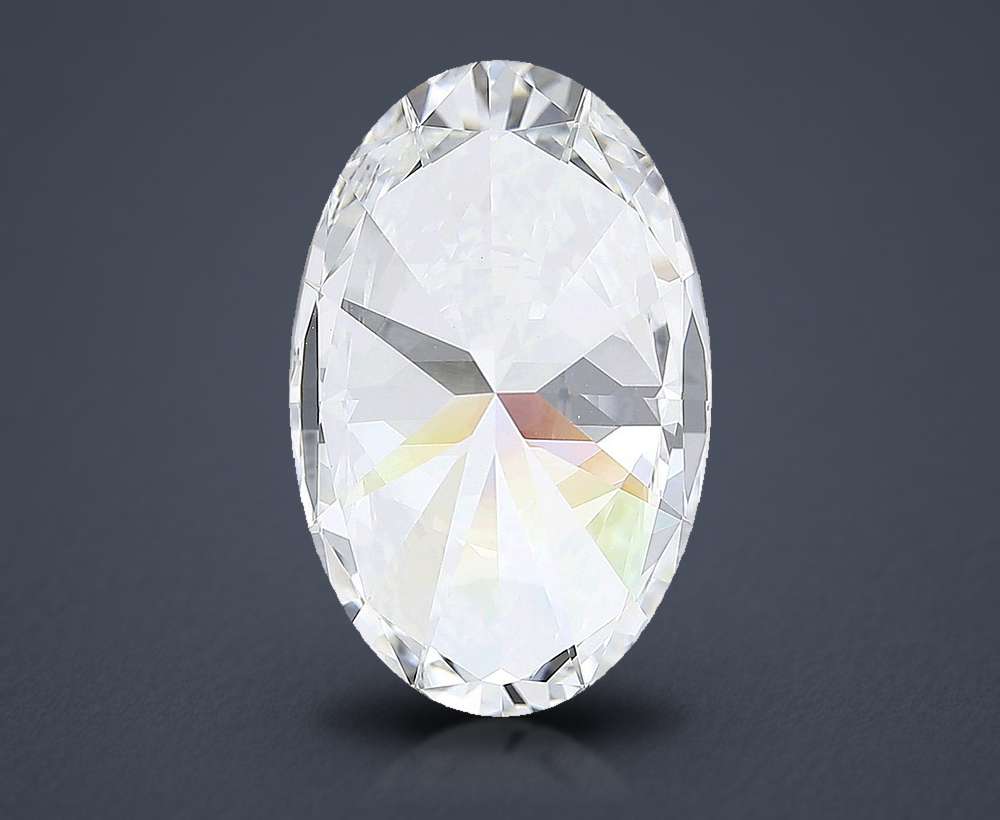 12.00 Carat Oval Lab Diamond