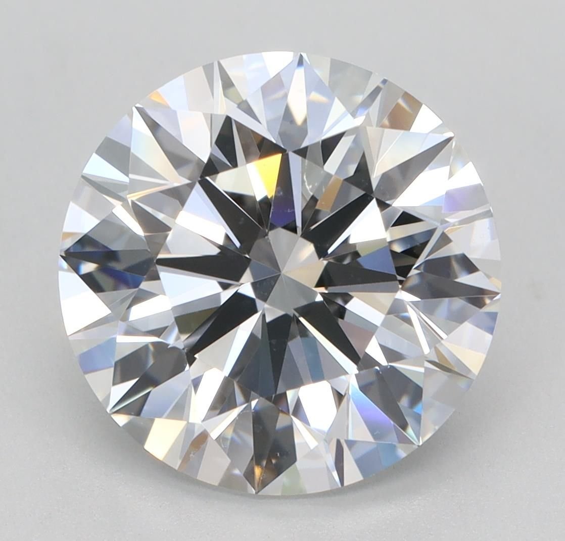 4.01ct F VS1 Rare Carat Ideal Cut Round Lab Grown Diamond