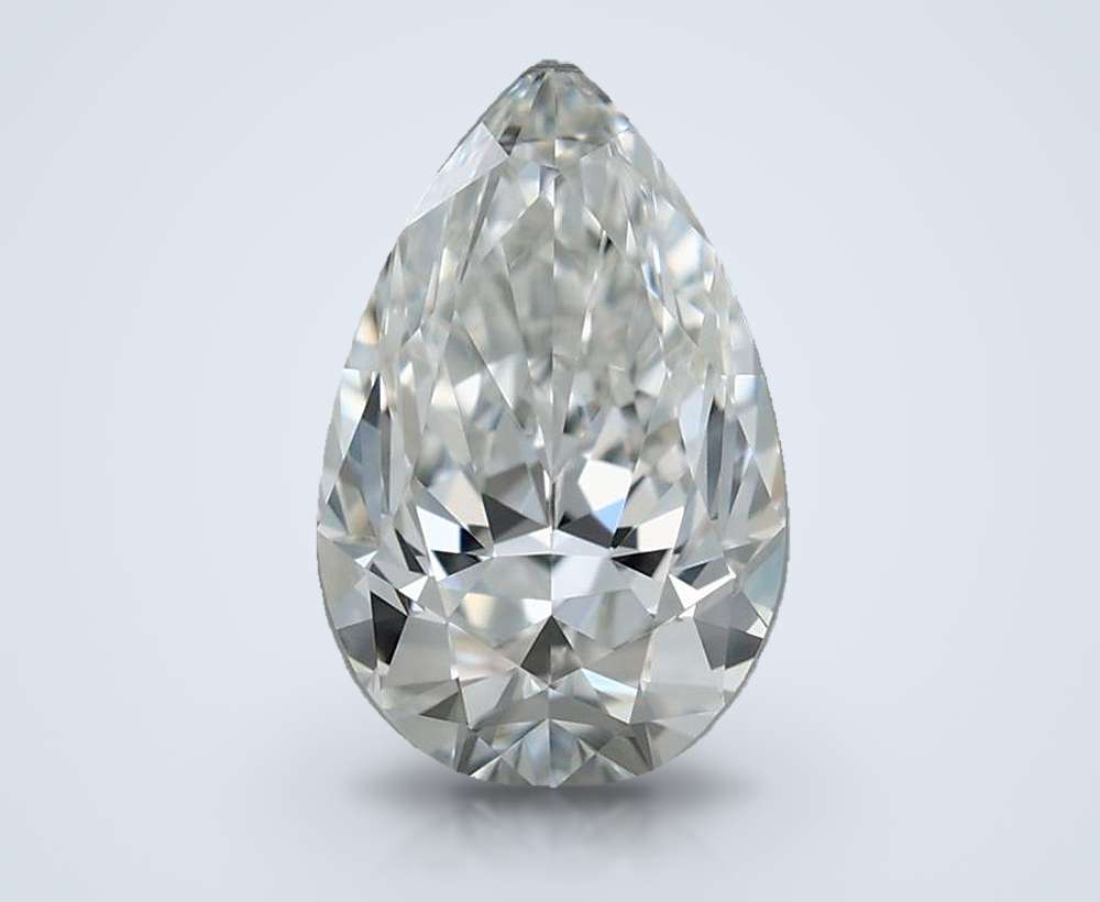 0.50 Carat Pear Natural Diamond