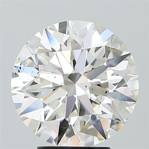 4.50ct H SI1 Rare Carat Ideal Cut Round Diamond