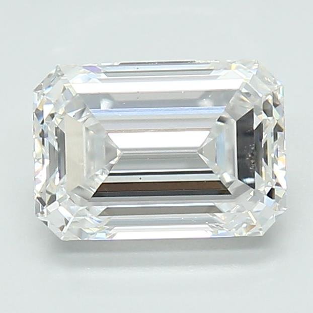 1.50ct D VS1 Excellent Cut Emerald Lab Grown Diamond
