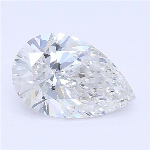 0.70ct E SI1 Rare Carat Ideal Cut Pear Lab Grown Diamond