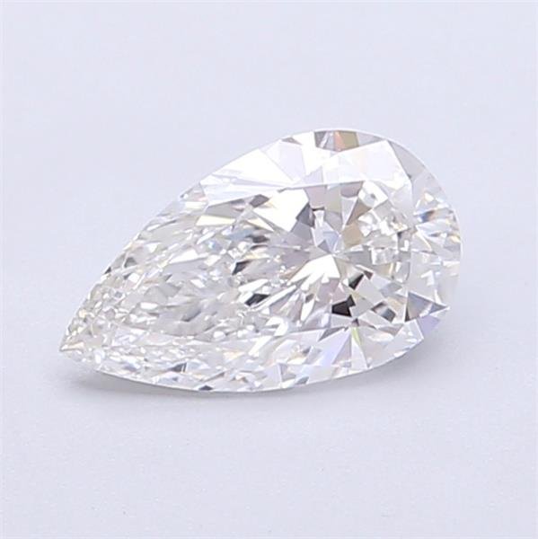 0.69ct E VVS2 Rare Carat Ideal Cut Pear Lab Grown Diamond