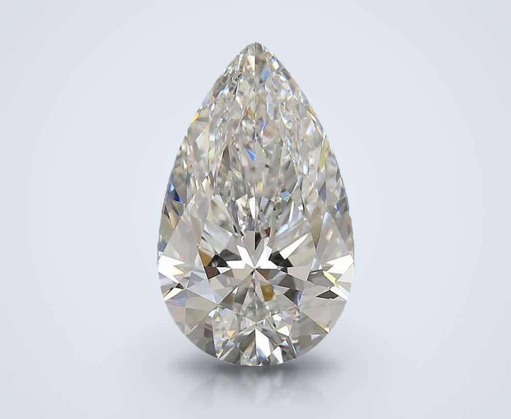 4.61 Carat Pear Lab Diamond