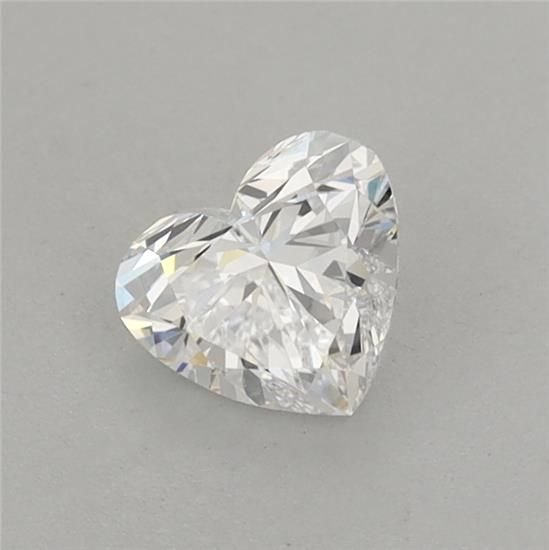 0.61ct D VVS2 Rare Carat Ideal Cut Heart Lab Grown Diamond