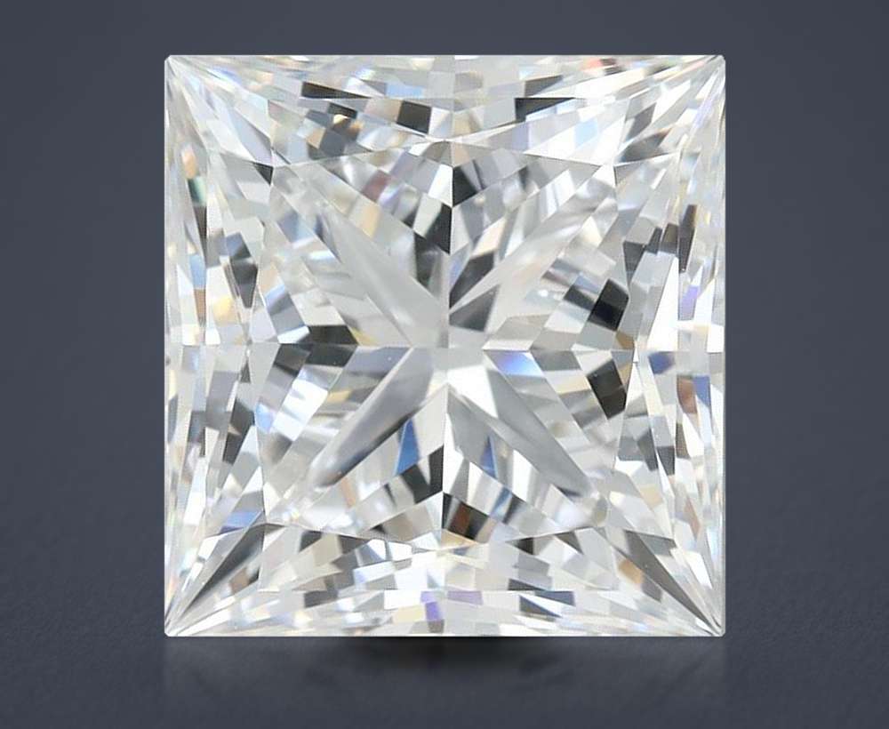 3.82 Carat Princess Lab Diamond