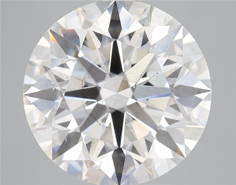 7.03ct F SI1 Rare Carat Ideal Cut Round Lab Grown Diamond