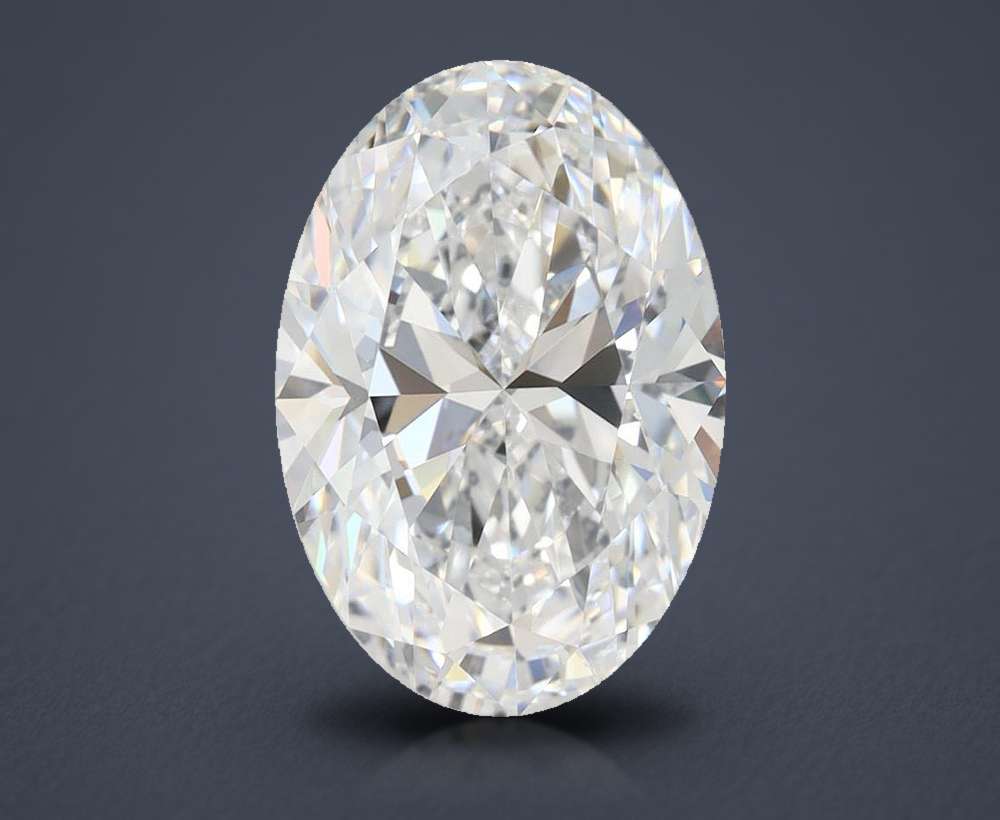 4.00 Carat Oval Lab Diamond