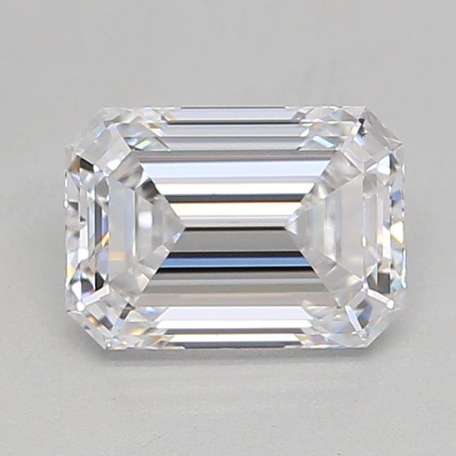 0.92ct D VVS2 Rare Carat Ideal Cut Emerald Lab Grown Diamond