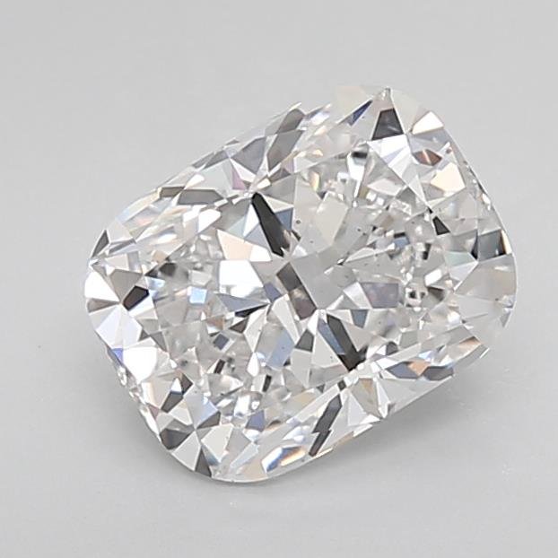 2.60ct F VS1 Rare Carat Ideal Cut Cushion Lab Grown Diamond