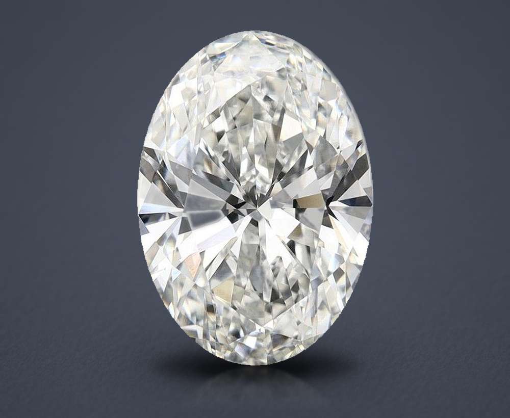6.16 Carat Oval Lab Diamond