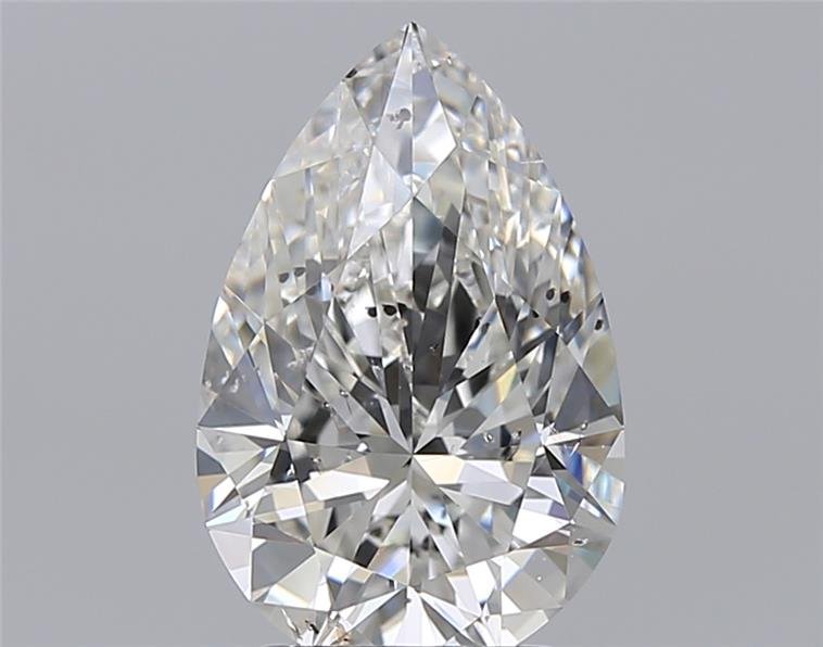 2.53ct F SI2 Rare Carat Ideal Cut Pear Diamond