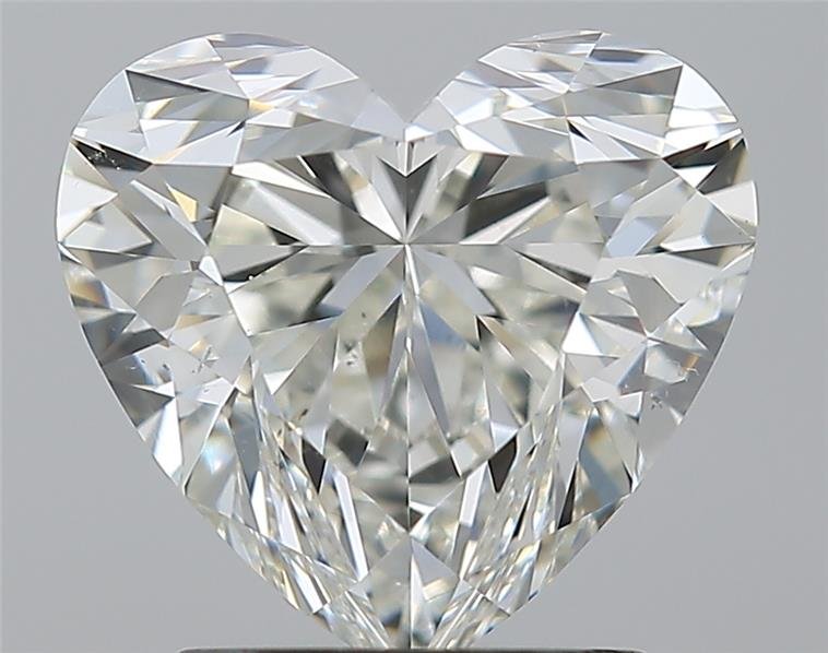 2.20ct J SI1 Rare Carat Ideal Cut Heart Diamond