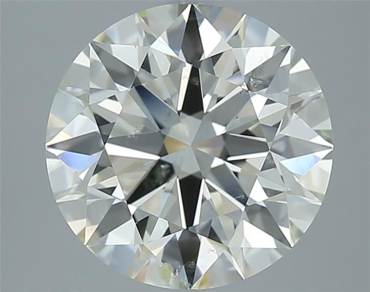 5.20ct J SI1 Rare Carat Ideal Cut Round Diamond
