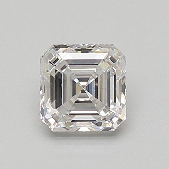 0.75ct D VS2 Rare Carat Ideal Cut Asscher Lab Grown Diamond
