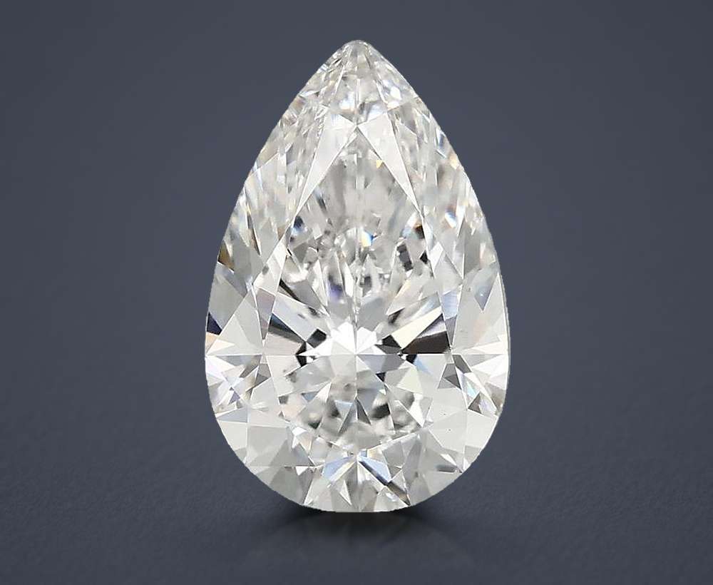 2.58 Carat Pear Lab Diamond