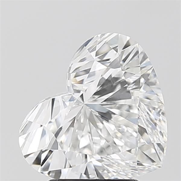 2.76ct D VVS2 Rare Carat Ideal Cut Heart Lab Grown Diamond