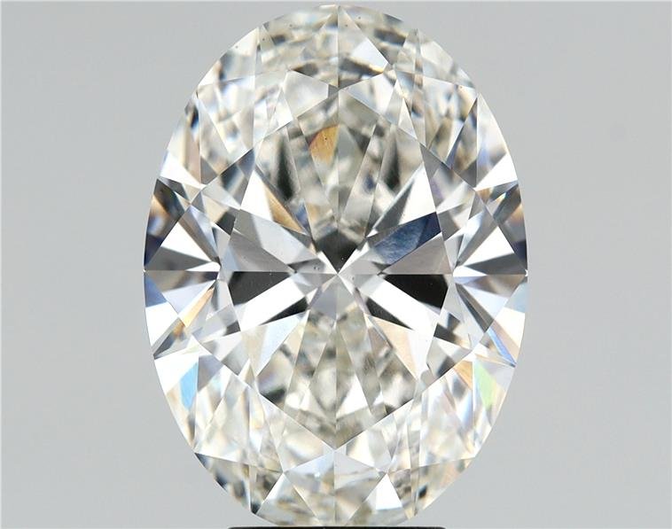 5.55ct H VS2 Rare Carat Ideal Cut Oval Lab Grown Diamond