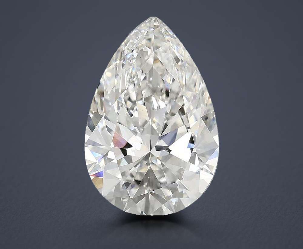 3.42 Carat Pear Lab Diamond