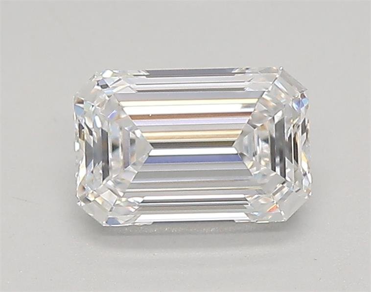 0.81ct D VVS2 Rare Carat Ideal Cut Emerald Lab Grown Diamond