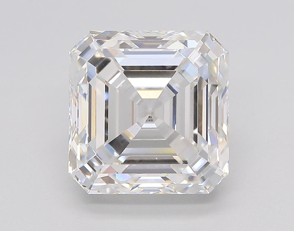 3.06ct F VS1 Rare Carat Ideal Cut Asscher Lab Grown Diamond