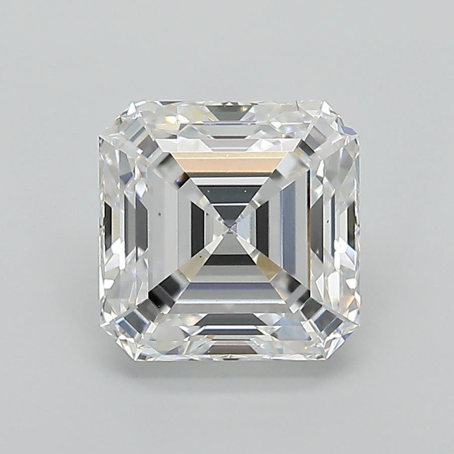 2.35ct F VS2 Rare Carat Ideal Cut Asscher Lab Grown Diamond