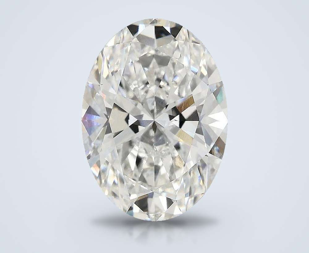 3.91 Carat Oval Lab Diamond