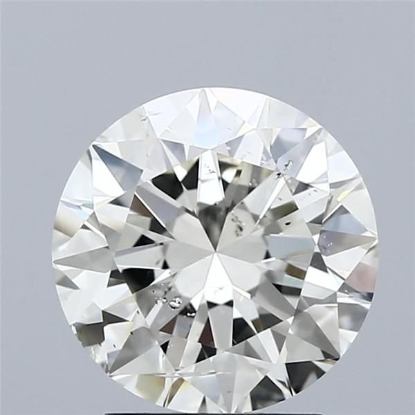 2.71ct K SI2 Excellent Cut Round Diamond