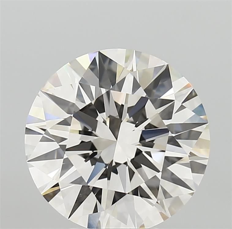 5.02ct J VVS1 Rare Carat Ideal Cut Round Diamond