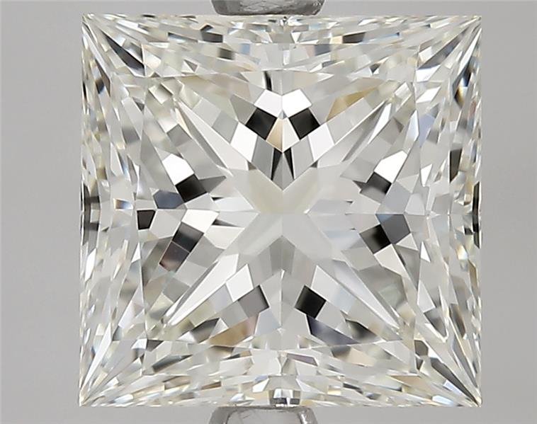 3.03ct J IF Rare Carat Ideal Cut Princess Diamond